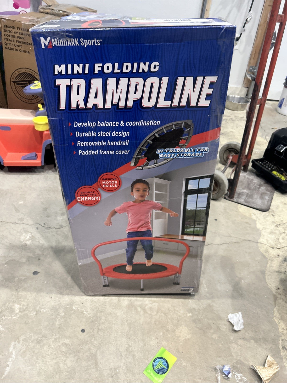 Minnark Sports Mini Folding Trampoline
