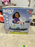 Bluey 6V Bumper Car Ride-On Toy - Kids 18m-4y, 66 lb, LED Lights, 360° Spins