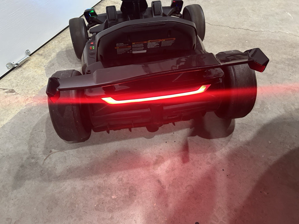 Jetson Volt X Steel Framed 24V Electric Go-Kart, 150lbs Capacity, Black